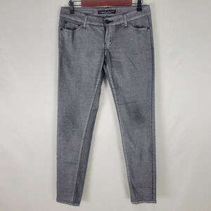 Silent‎ Disco Jeans Juniors 9 Gray Denim Low Rise Womens Skinny Charcoal Wash